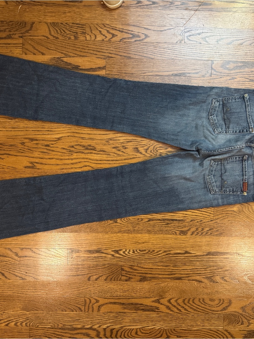 7 For All Mankind Y2K Women’s Flare Jeans in Medium Wash Blue - Picture 3 of 3